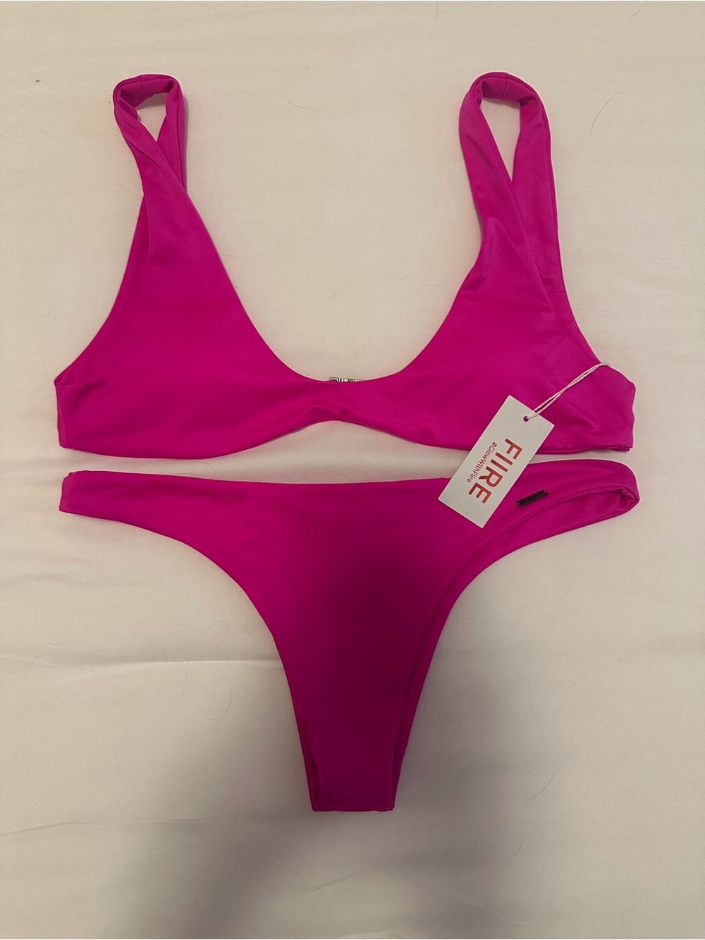 NWT FIIRE Hot Pink Bikini